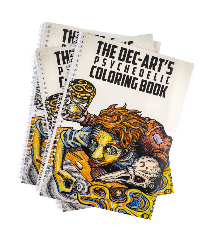 Dec Art's Psychedelic Coloring Book